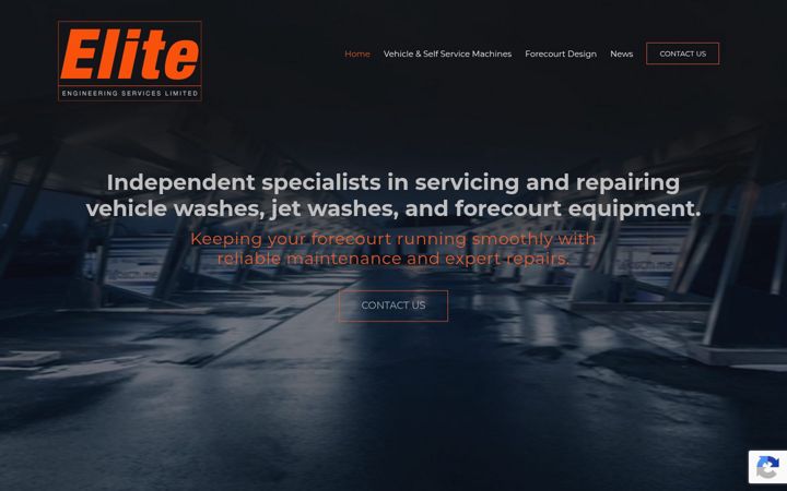 Snímek obrazovky elite-carwash.co.uk