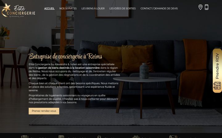 Screenshot von elite-conciergerie.fr