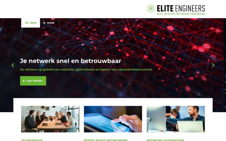 Screenshot of elite-engineers.nl