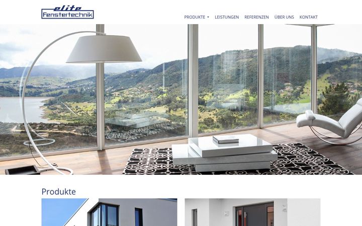 Kuvakaappaus sivustosta elite-fenstertechnik.de