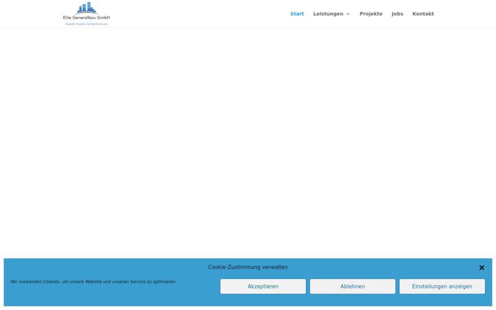 Kuvakaappaus sivustosta elite-generalbau.de
