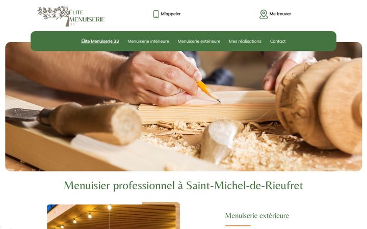 Screenshot von elite-menuiserie33.fr