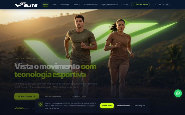 Screenshot of elite.com.br