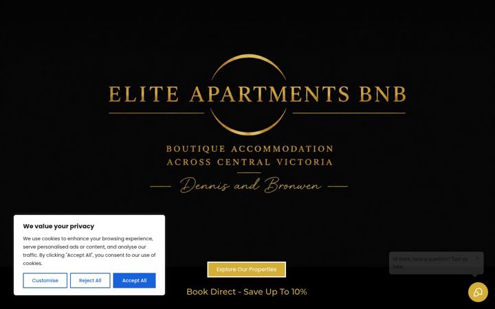 Screenshot of eliteapartmentsbnb.com
