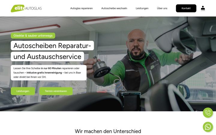 Skjermbilde av eliteautoglas.ch