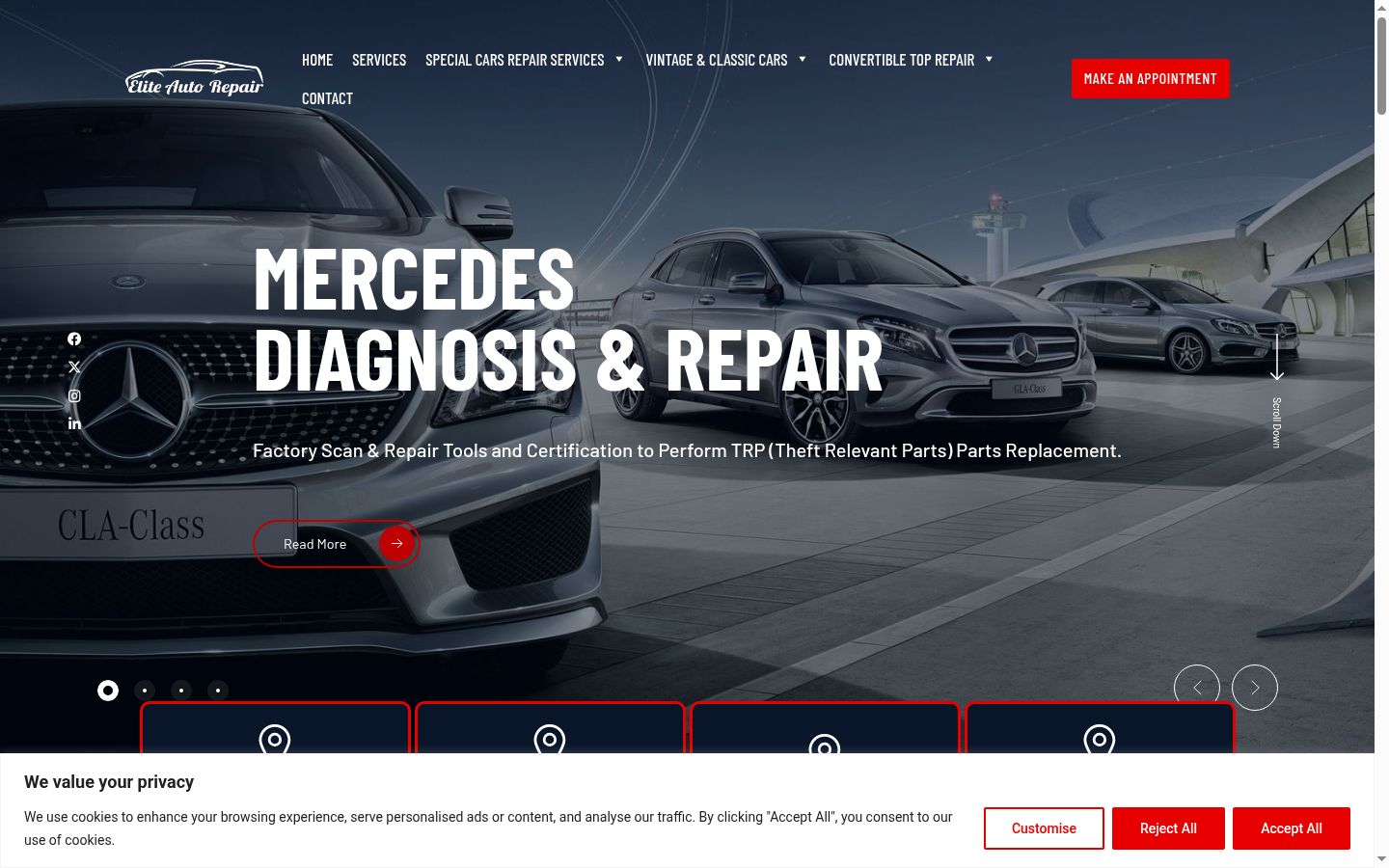 Sutikimo reklamjuostės, rodytos prieš bet kokią sąveiką, ekrano kopija