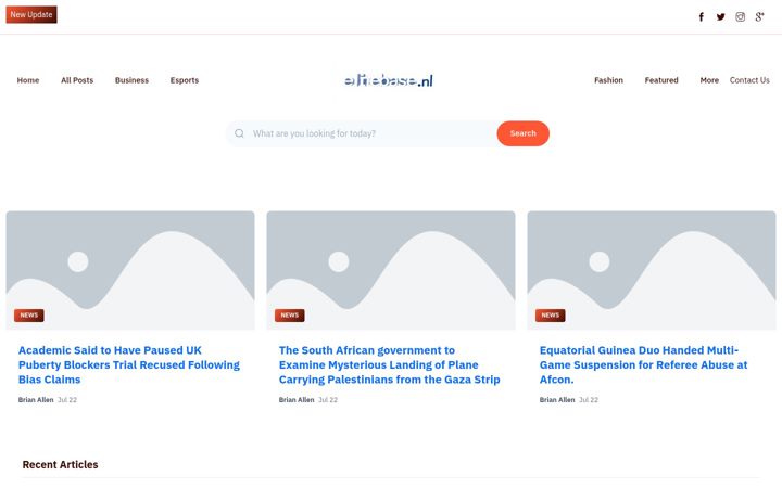 Screenshot of elitebase.nl