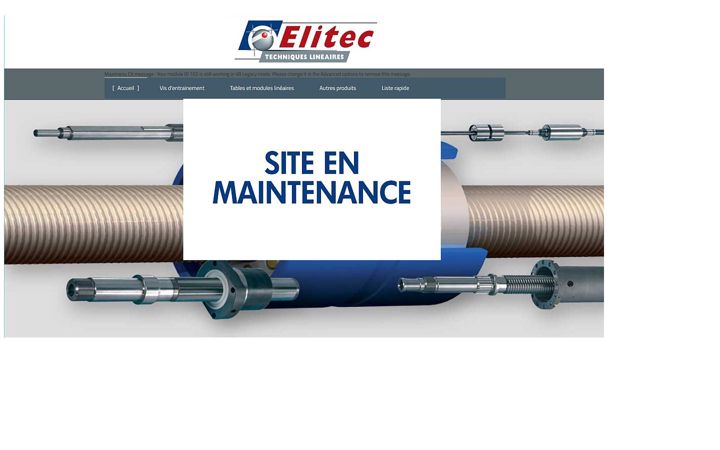 Screenshot of elitec-tl.com