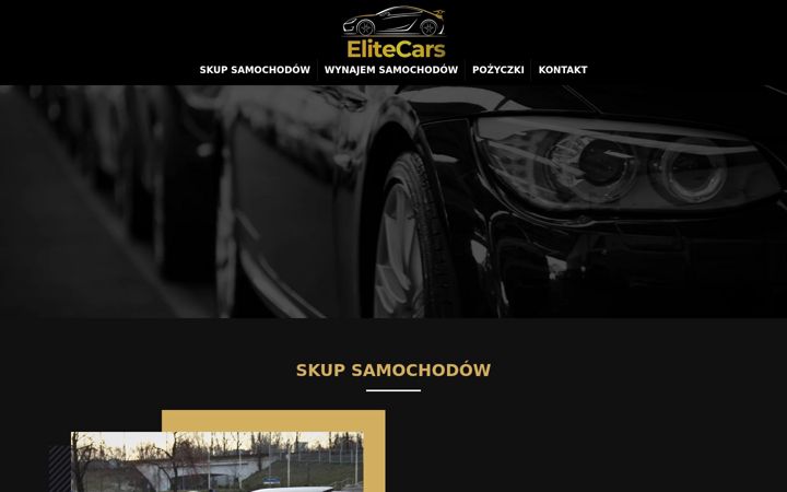 Captura de pantalla de elitecars.com.pl