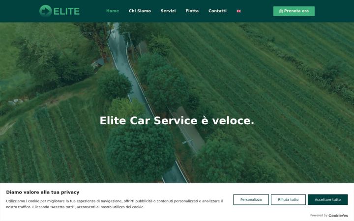 Screenshot van elitecarservice.eu
