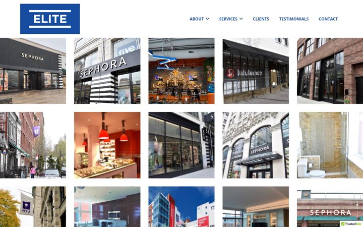 Screenshot of eliteconstructionny.com