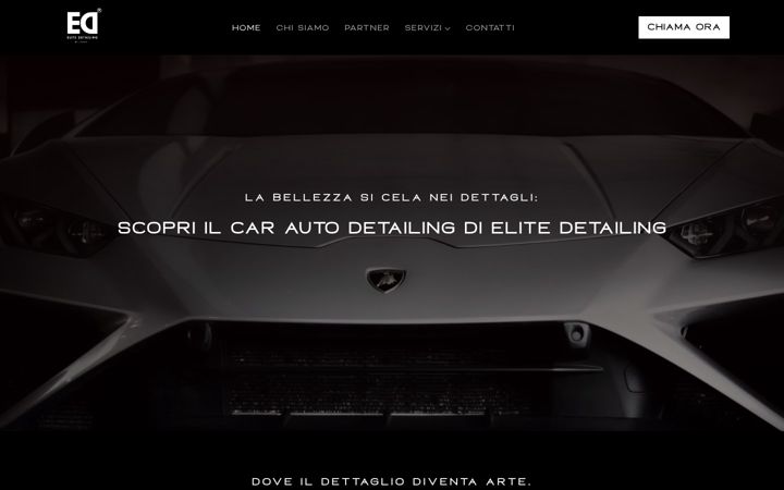 Screenshot of elitedetailingmilano.it