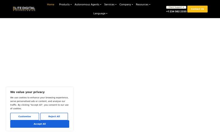 Screenshot ta' elitedigital.ai
