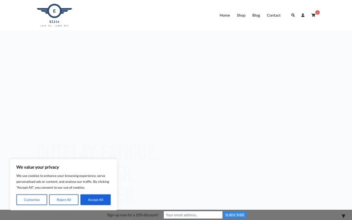 Screenshot of eliteeyeguard.com