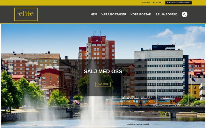 Skjermbilde av elitefast.se