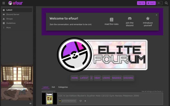 Captură de ecran a elitefourum.com