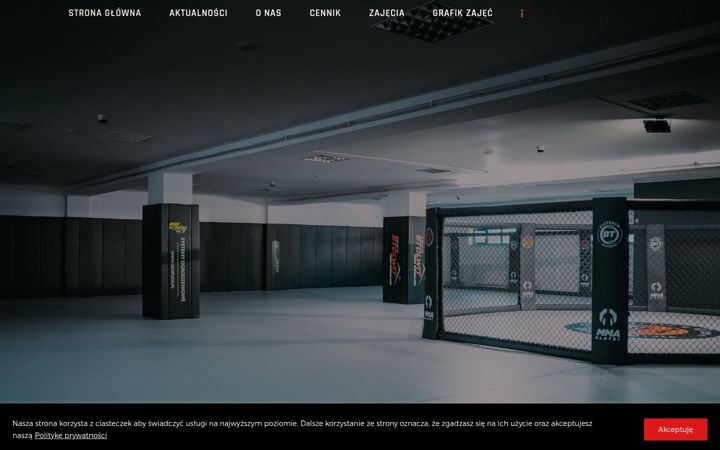 Kuvakaappaus sivustosta elitegym.com.pl
