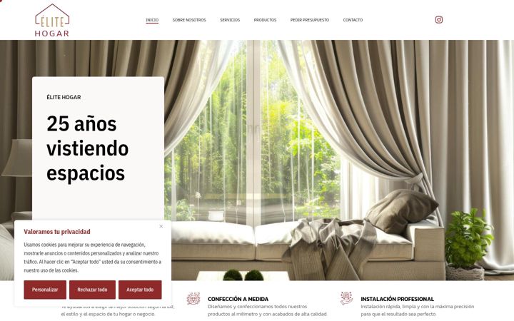 Screenshot of elitehogargranada.com