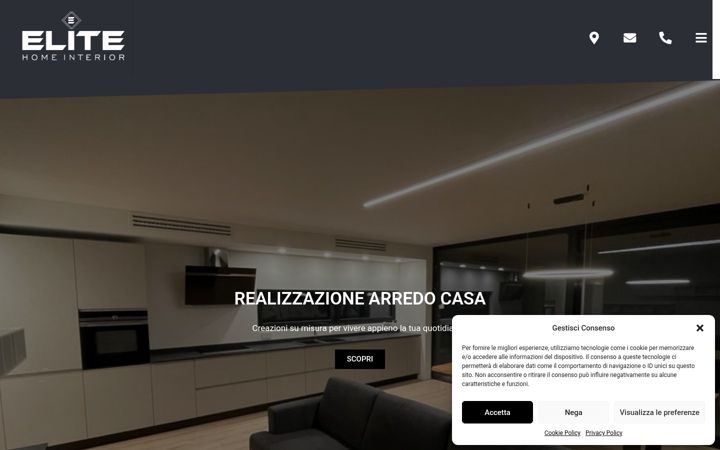 Screenshot di elitehomeinterior.it