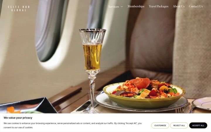 Screenshot of elitehubglobal.com