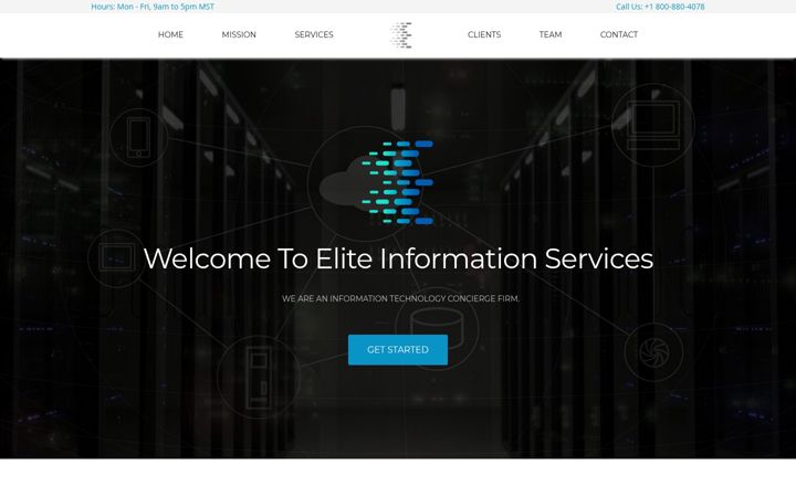 Screenshot of eliteinformationservices.com