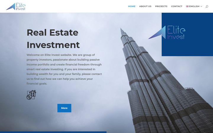Kuvakaappaus sivustosta eliteinvest.pl