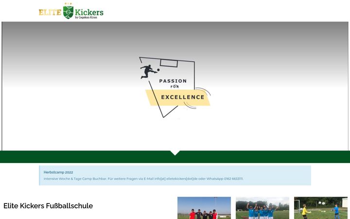 Screenshot of elitekickers.de