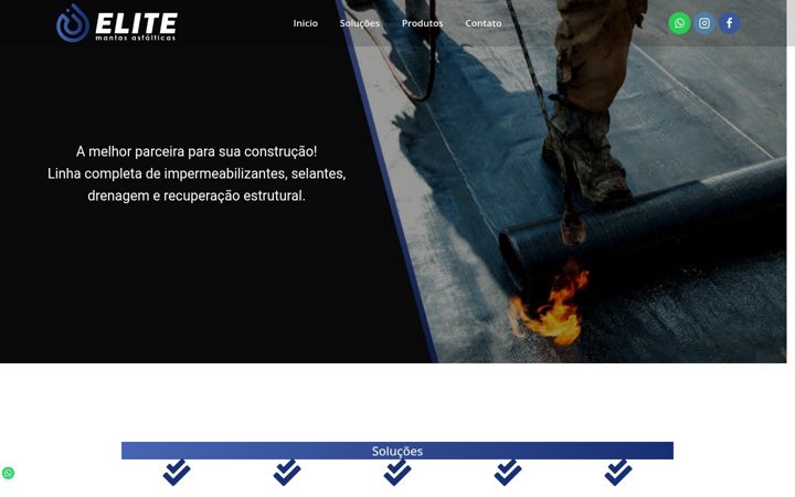Screenshot of elitemantasasfalticas.com.br