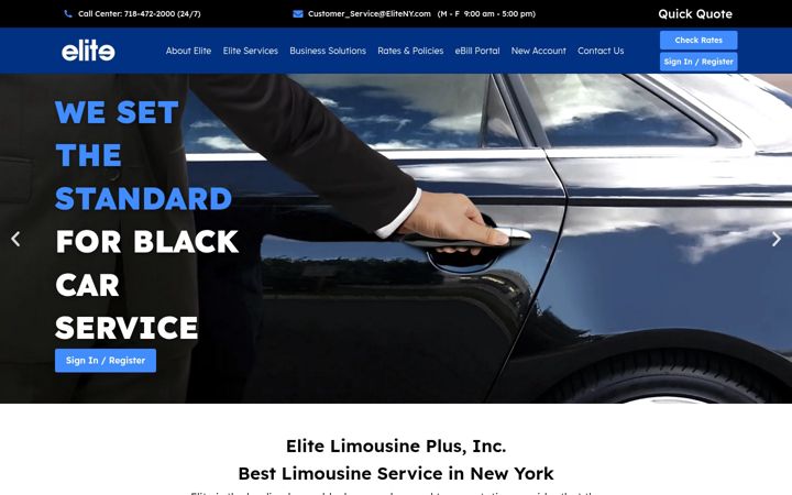 Screenshot von eliteny.com
