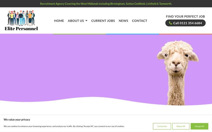 Screenshot of elitep.co.uk