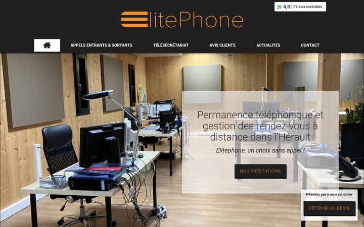 Screenshot ta' elitephone-avis.fr