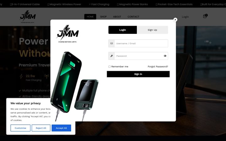 Screenshot of elitepowerbank.com