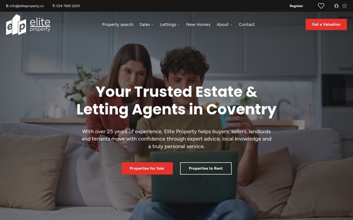 Screenshot of eliteproperty.co
