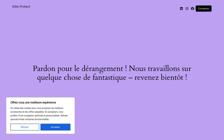 Screenshot ta' eliteprotect.fr