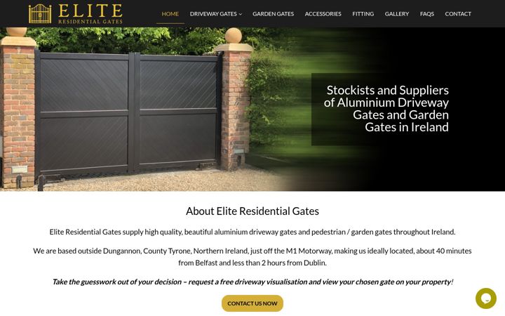 Screenshot of eliteresidentialgates.com
