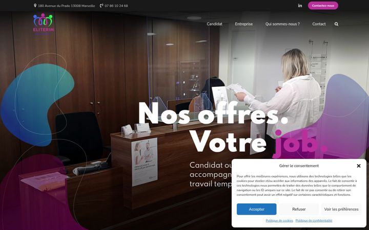 Screenshot ta' eliterim.fr