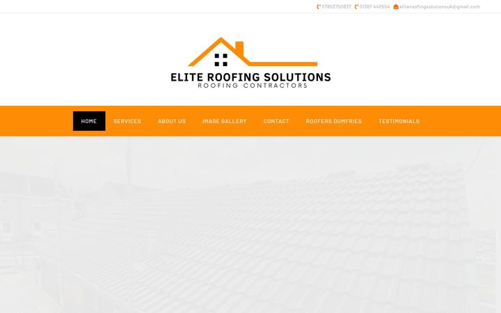 Screenshot of eliteroofingsolutionsuk.co.uk