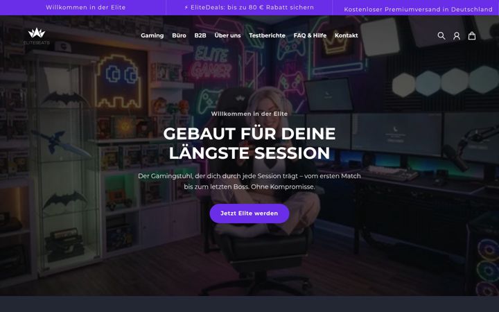 Screenshot of eliteseats.de