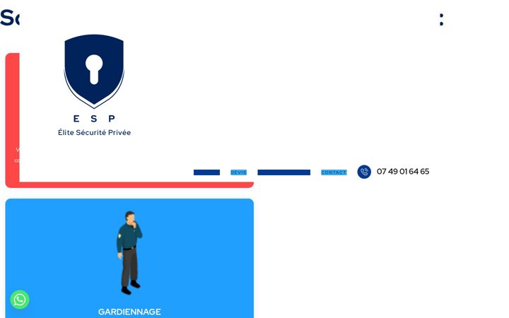 Screenshot of elitesecuriteprivee.com
