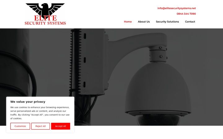 Screenshot of elitesecuritysystems.net