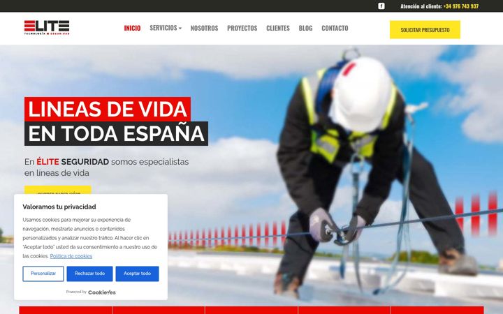 Screenshot di eliteseguridad.com
