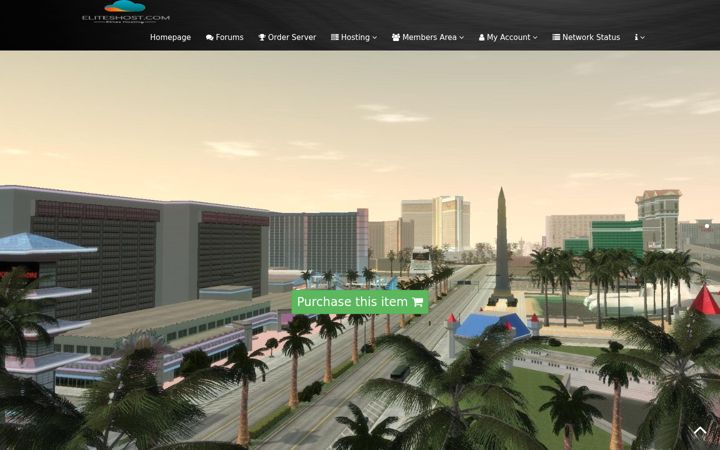 Captura de pantalla de eliteshost.com