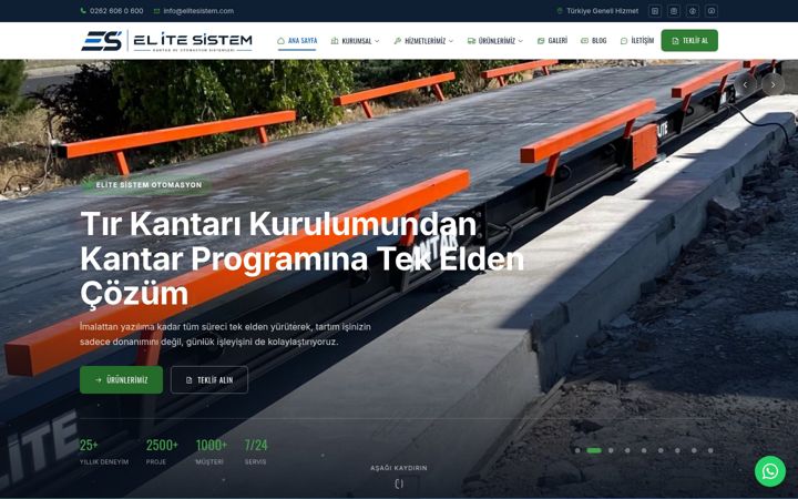 Screenshot of elitesistem.com