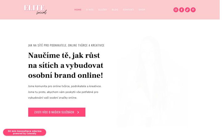 Screenshot ta' elitesocial.cz