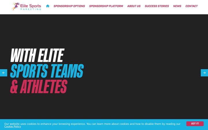 Екранна снимка на elitesports-marketing.co.uk