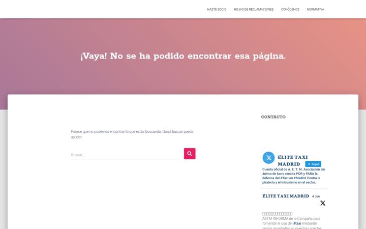 Skjámynd af elitetaximadrid.org