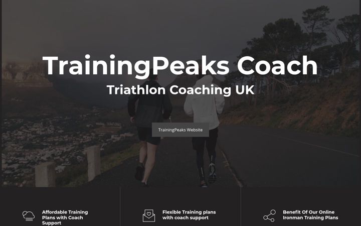 Screenshot of elitetricoaching.co.uk