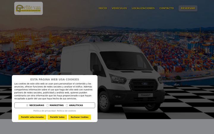 Screenshot of elitevan.es