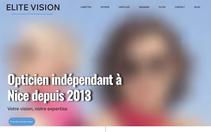 Screenshot ta' elitevision.fr