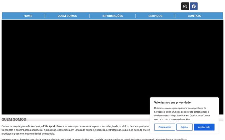 Screenshot of elitexport.com.br